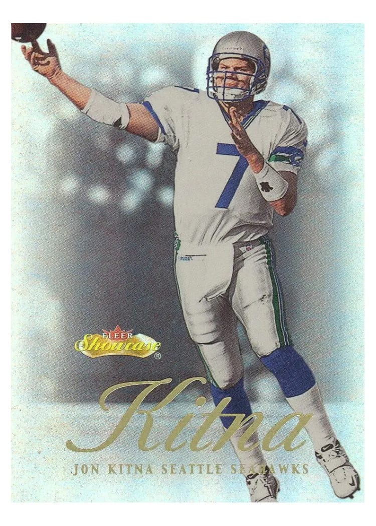 2000 Fleer Showcase Jon Kitna #40 card