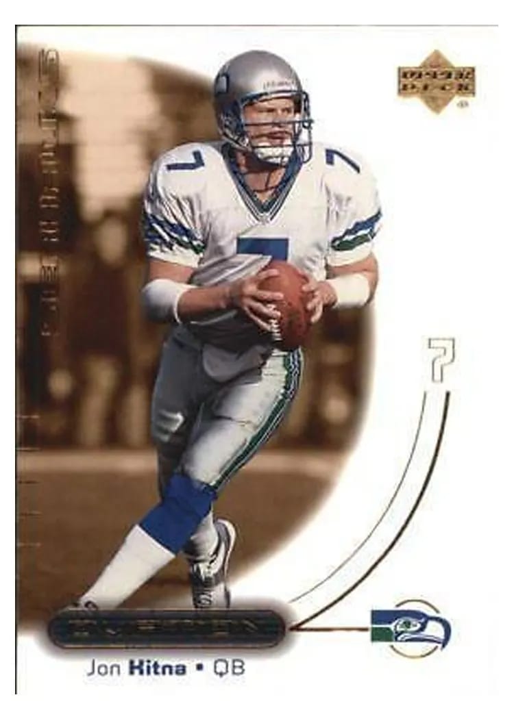 2000 Upper Deck Ovation Jon Kitna #54 card