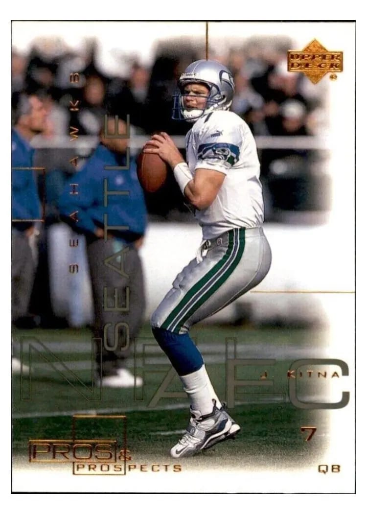 2000 Upper Deck Pros & Prospects Jon Kitna #75 card
