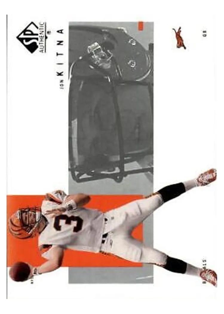 2001 SP Authentic Jon Kitna #19 card
