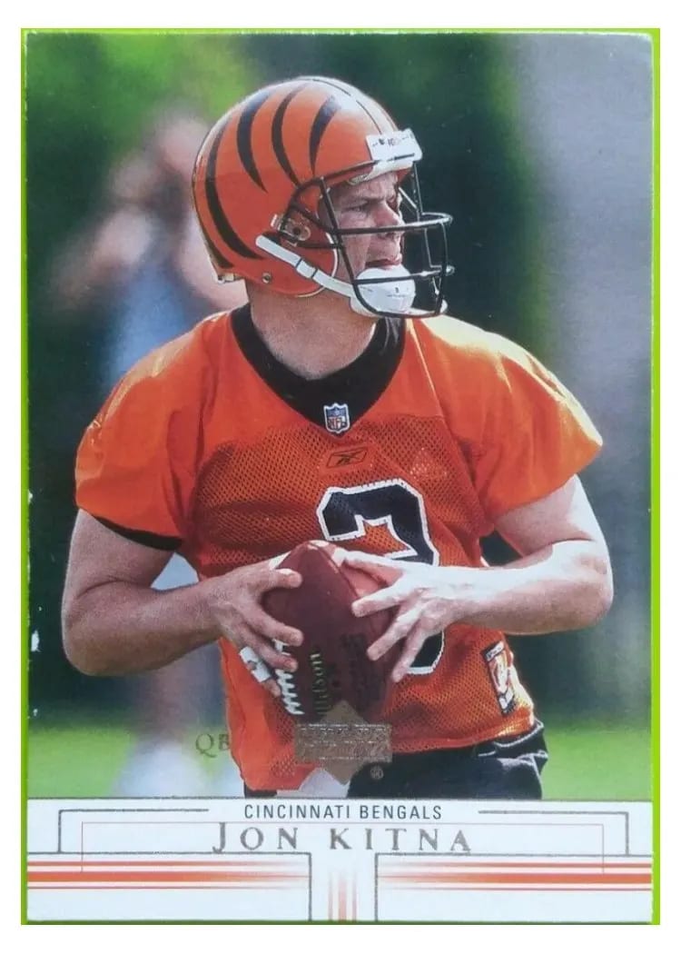 2001 Upper Deck Jon Kitna #38 card