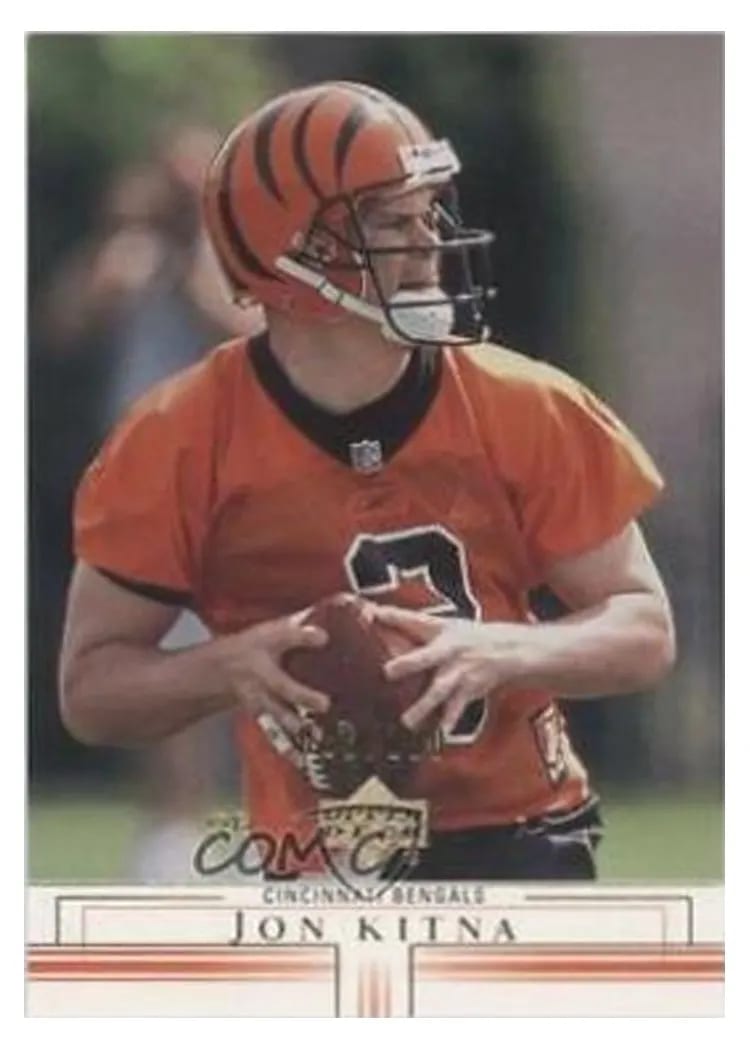 2001 Upper Deck Jon Kitna #38 card