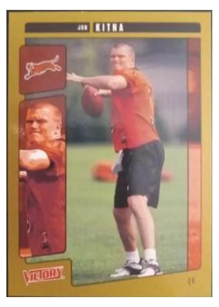 2001 Upper Deck Victory Jon Kitna #74 card