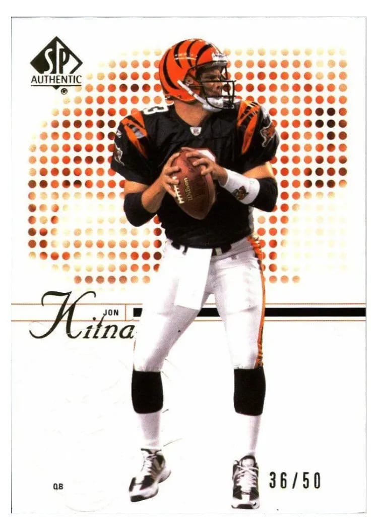 2002 SP Authentic Jon Kitna #70 card