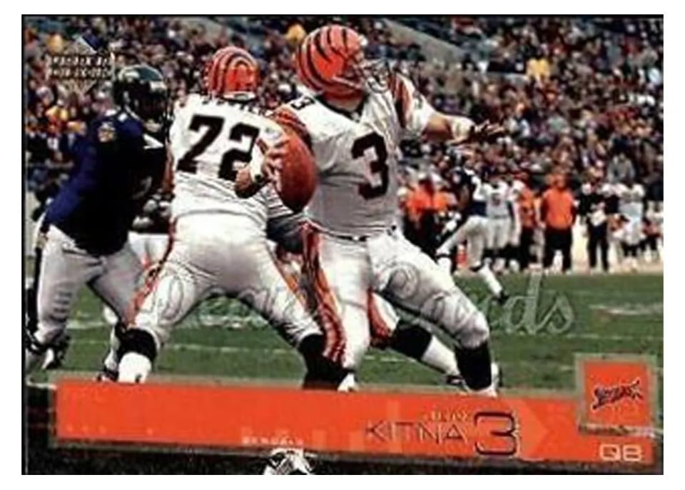 2002 Upper Deck Jon Kitna #36 card