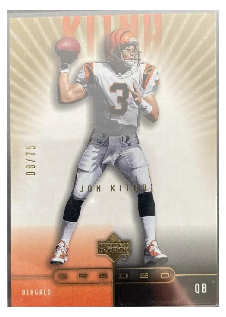 2002 Upper Deck Graded Jon Kitna #19 card