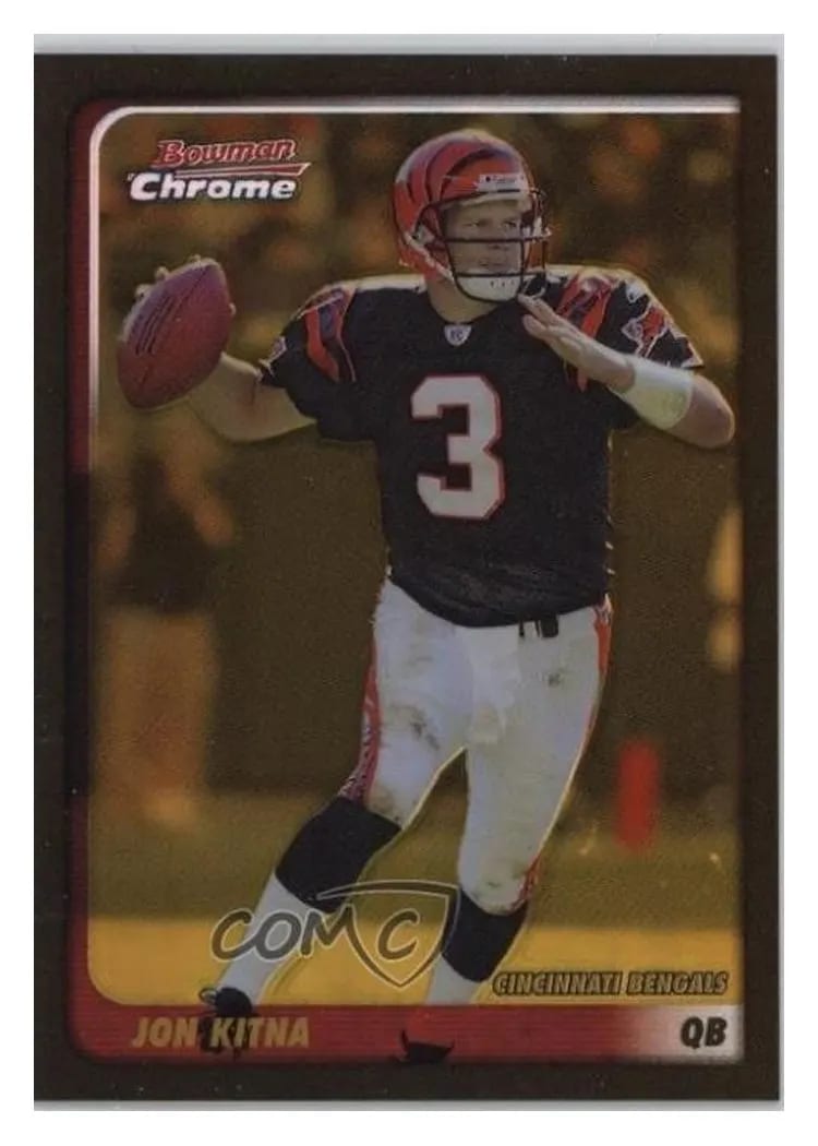 2003 Bowman Chrome Jon Kitna #96 card