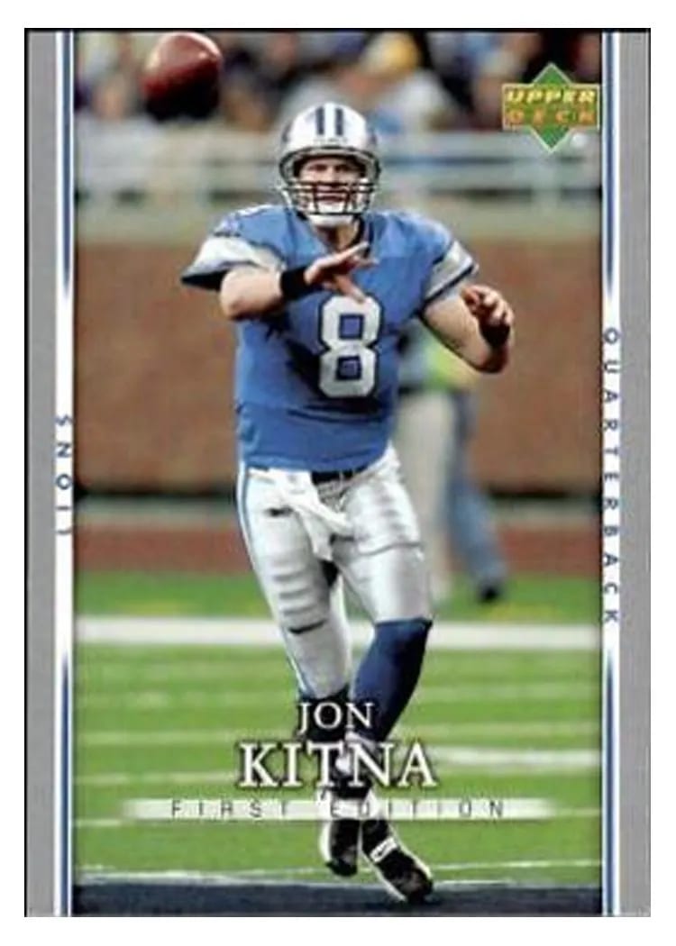 2007 Upper Deck First Edition Jon Kitna #31 card