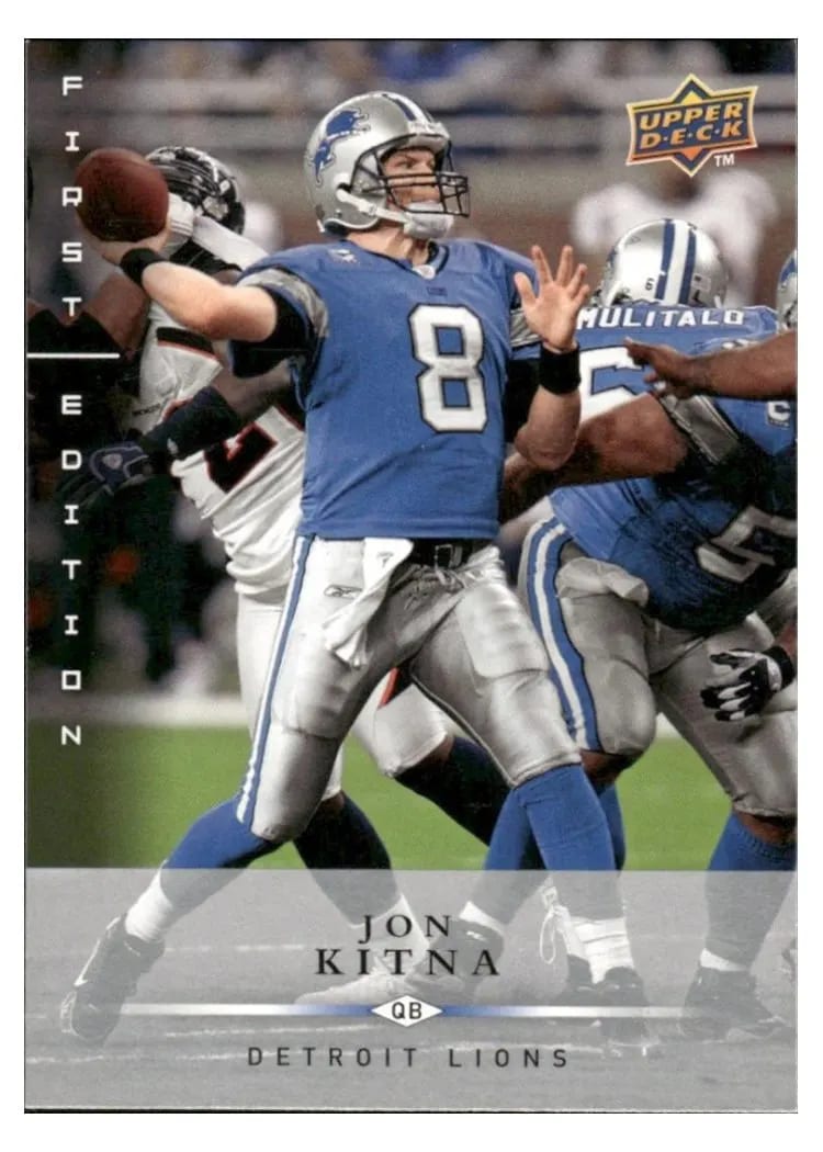 2008 Upper Deck First Edition Jon Kitna #51 card
