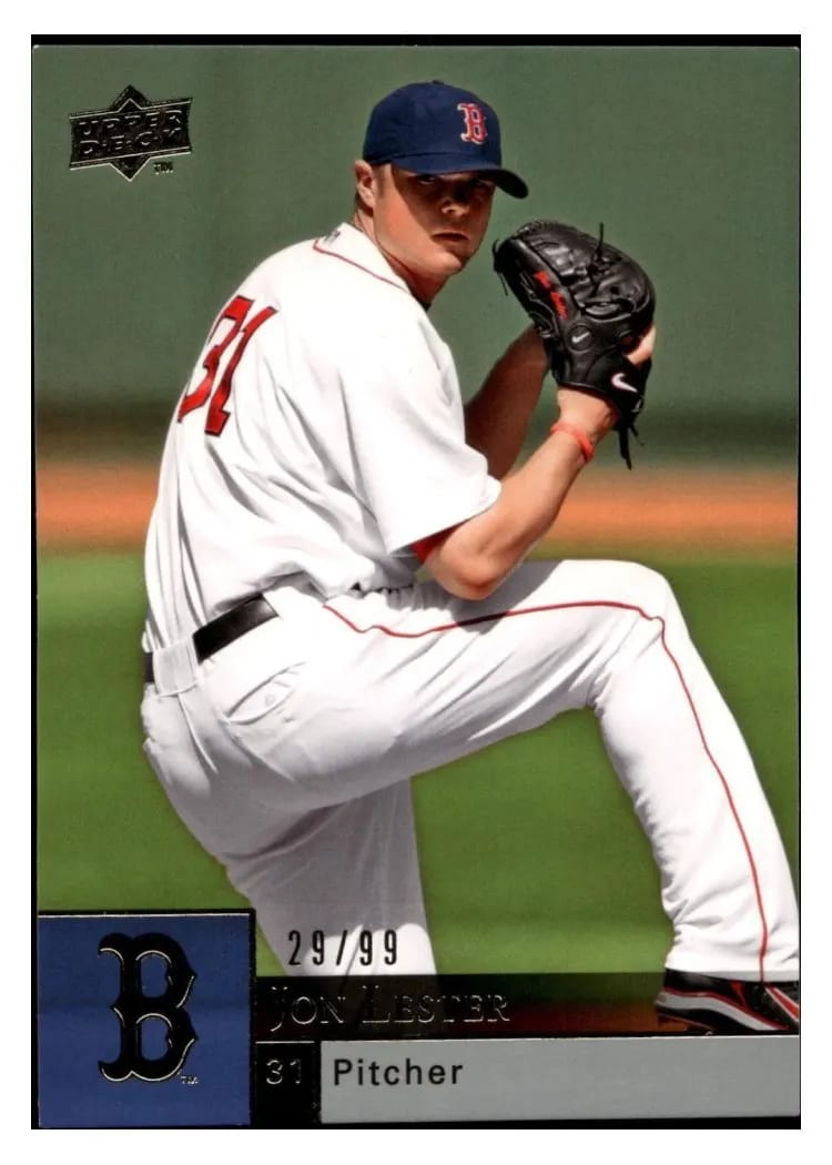 2009 Upper Deck Base Set Jon Lester #55 card