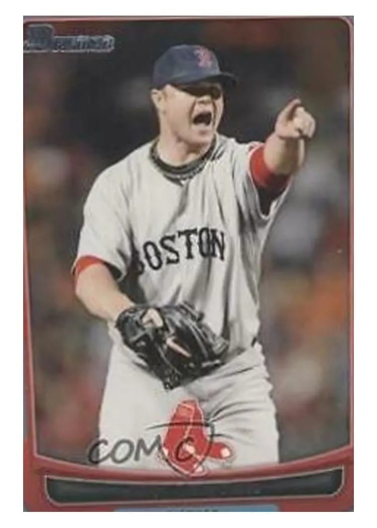 2012 Bowman Jon Lester #46 card