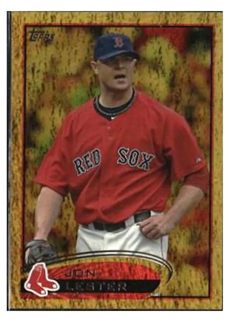 2012 Topps Jon Lester #10 card