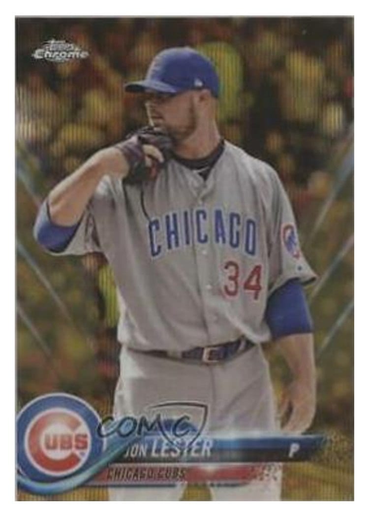 2018 Topps Chrome Base Set Jon Lester #191 card