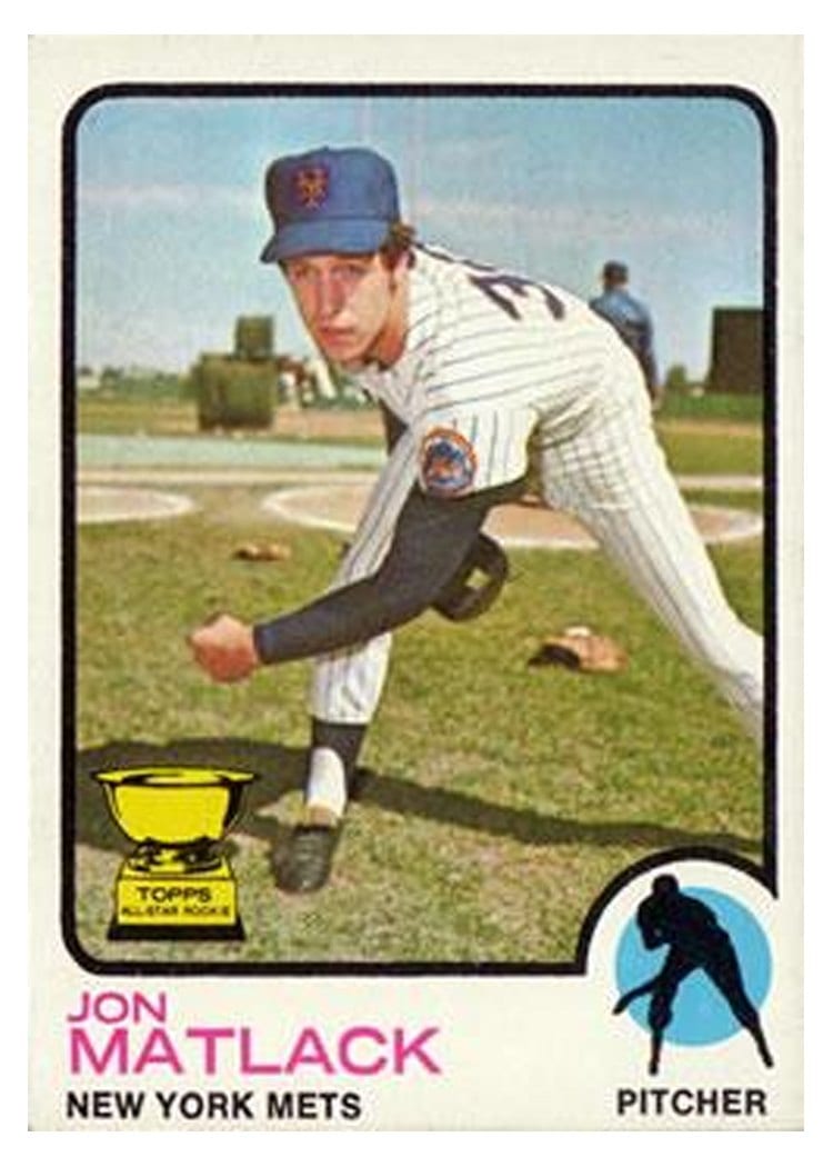 1973 Topps Jon Matlack #55 card