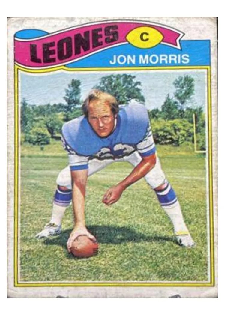 1977 Topps Mexican Jon Morris #193 card