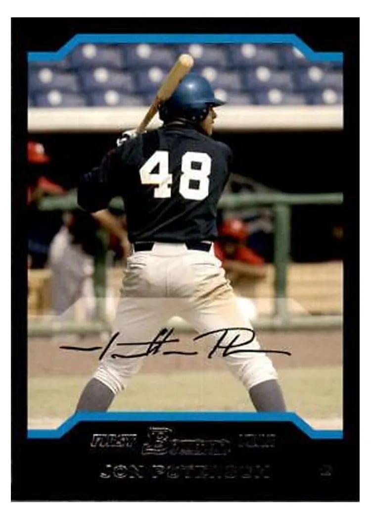 2004 Bowman Draft Picks Jon Poterson #BDP35 card