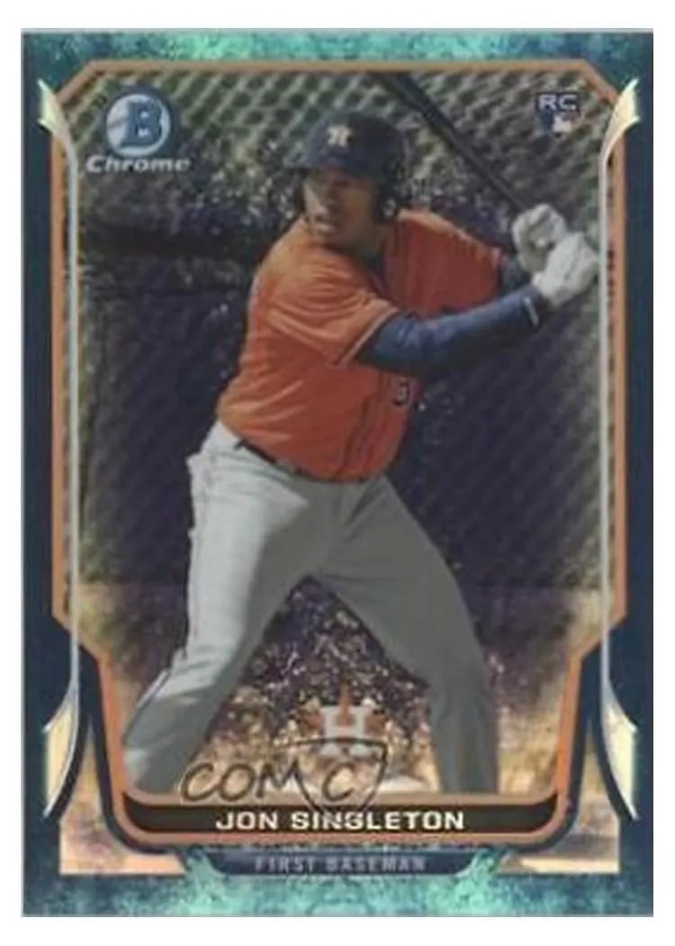 2014 Bowman Chrome Jon Singleton #22 card