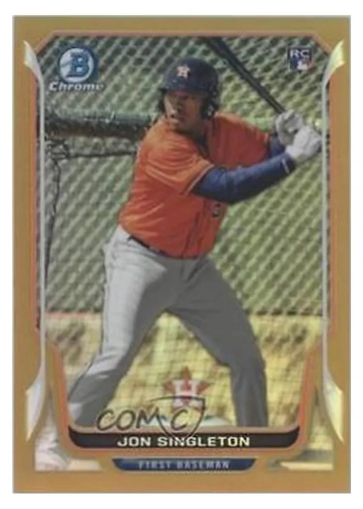 2014 Bowman Chrome Jon Singleton #22 card