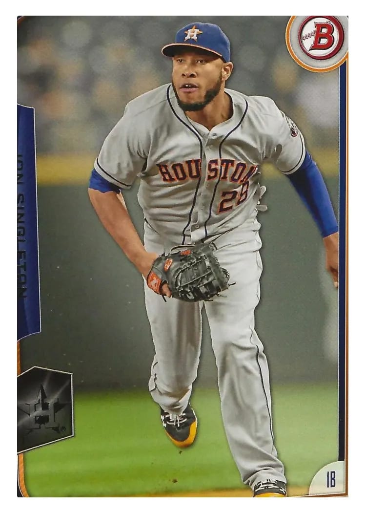 2015 Bowman Jon Singleton #66 card