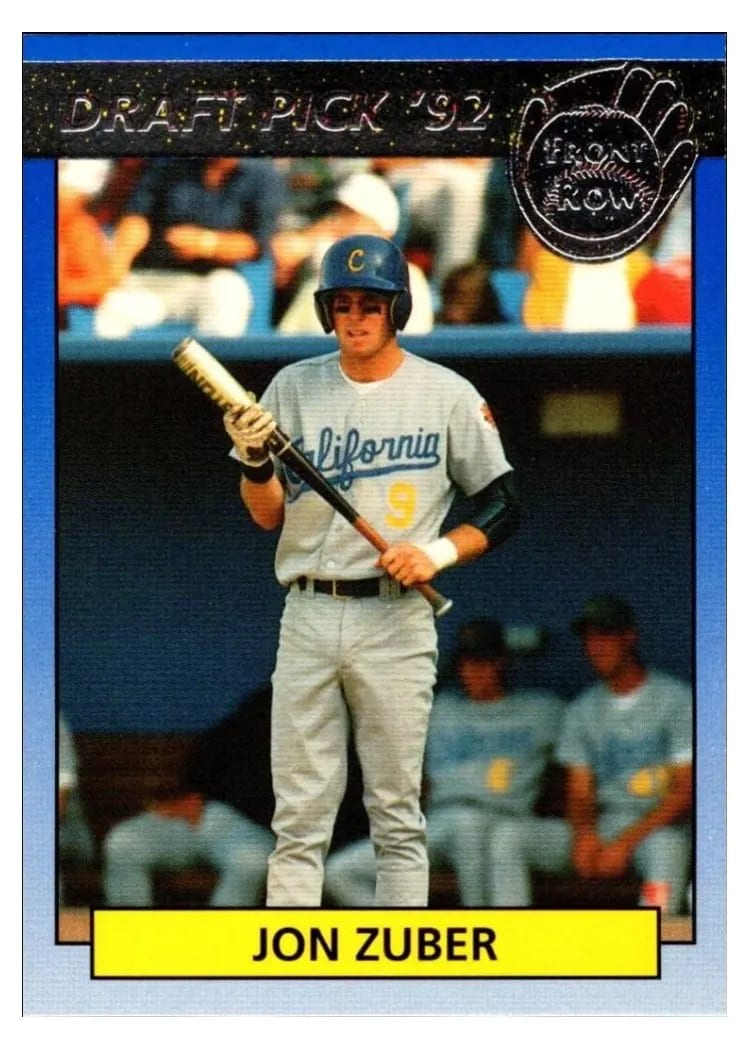 1992 Front Row Draft Picks Jon Zuber #97 card