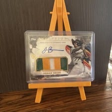2023 Topps Inception Autograph Patch Cards Jonah Bride #IAP-JBR card