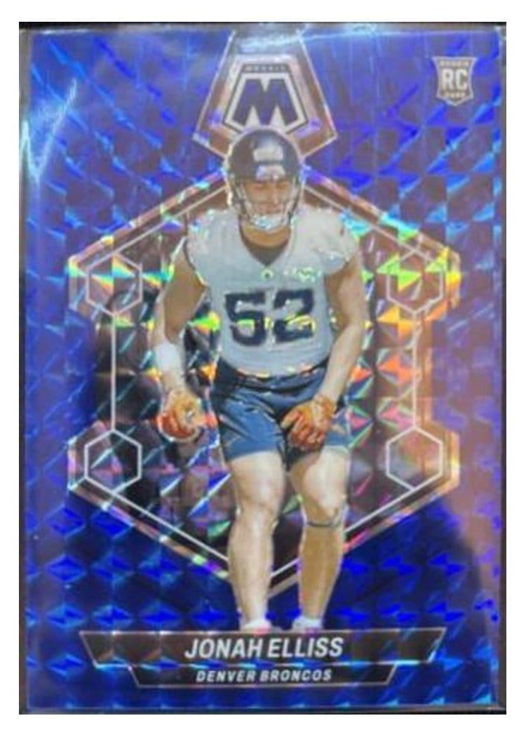 2024 Panini Mosaic Base Set Jonah Elliss Blue #364 card