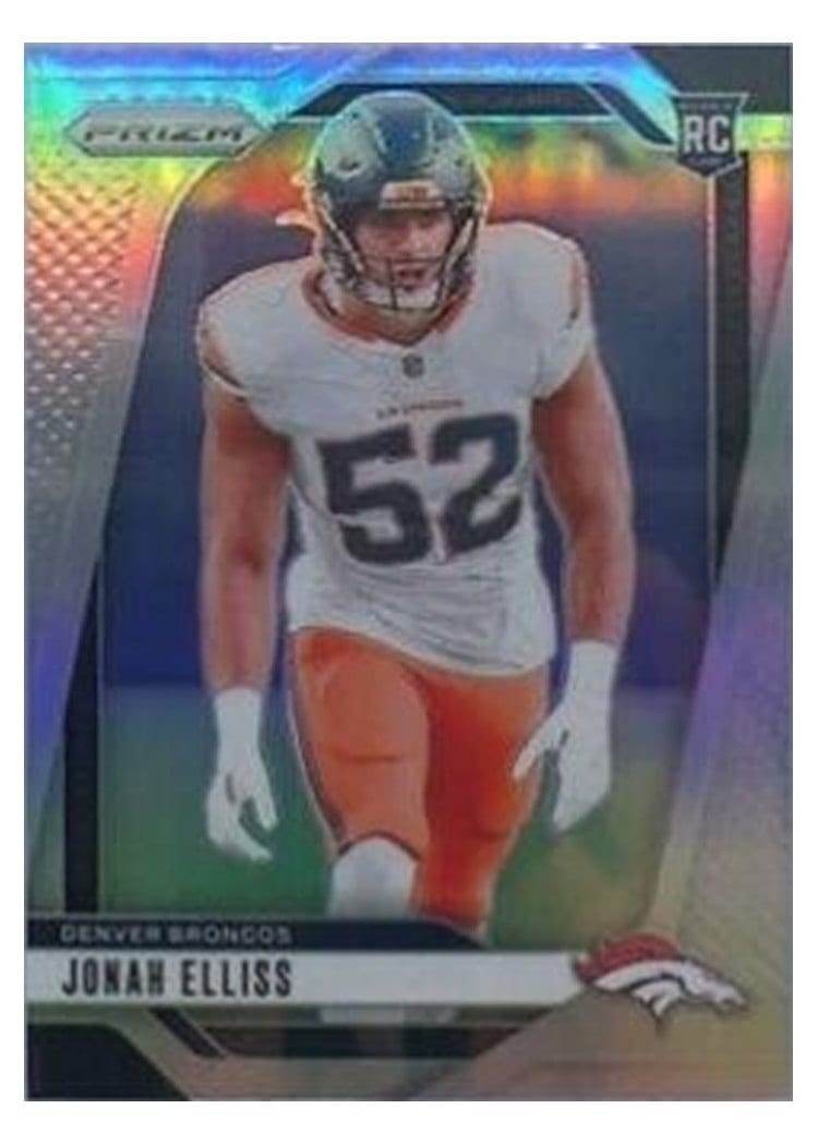 2024 Panini Prizm Base Set Jonah Elliss Silver #356 card