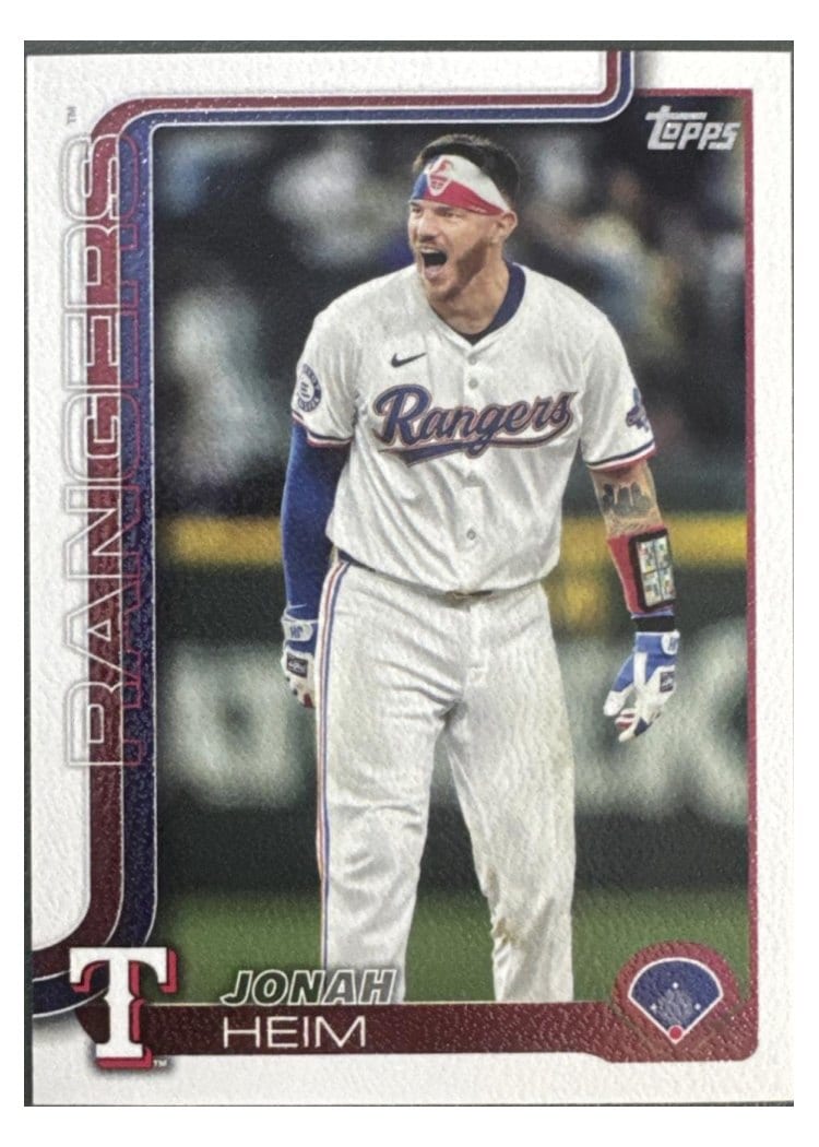 2025 Topps Base Set Jonah Heim #51 card