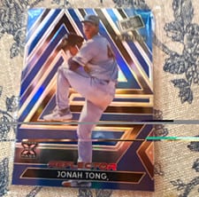 2024 Leaf Press Pass Premium Baseball Base Set Jonah Tong #80 card