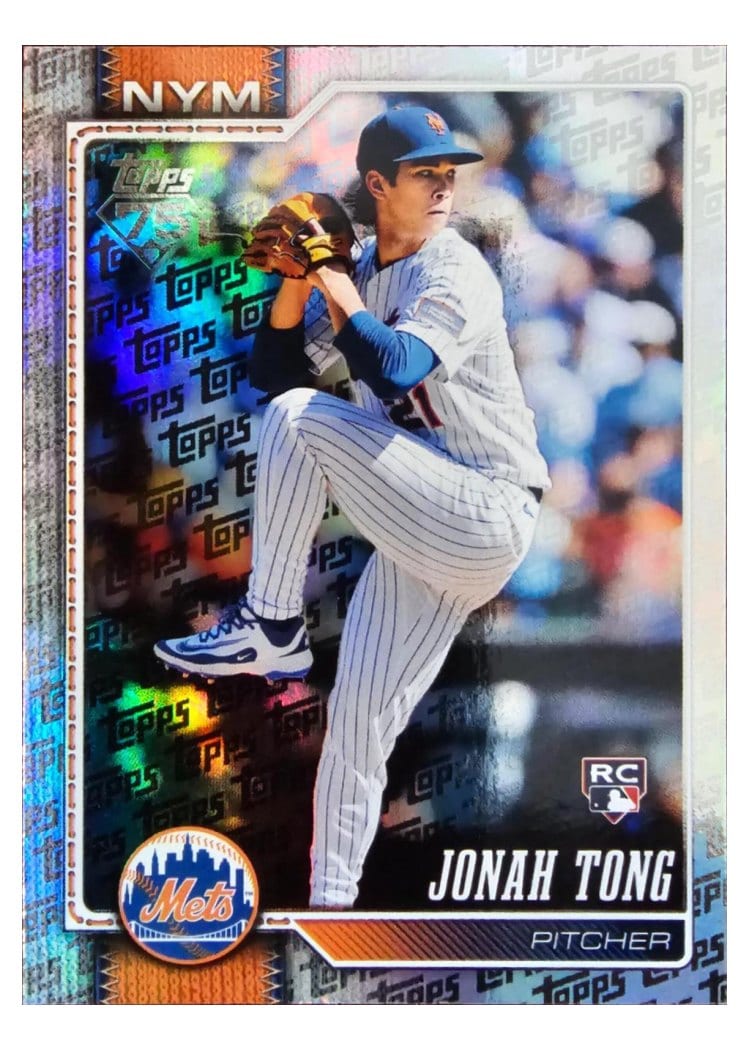 2026 Topps Jonah Tong #4 card