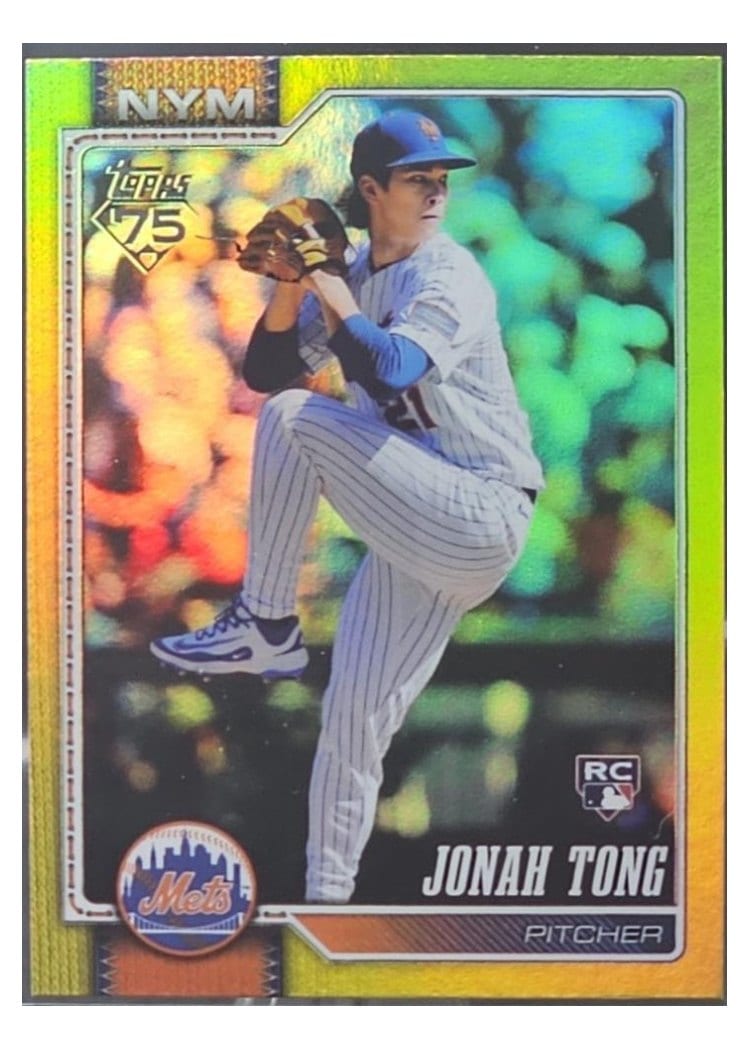 2026 Topps Jonah Tong #4 card