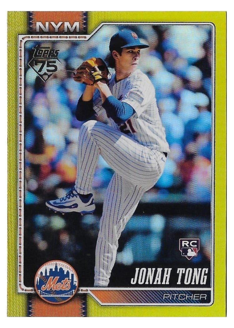 2026 Topps Jonah Tong #4 card