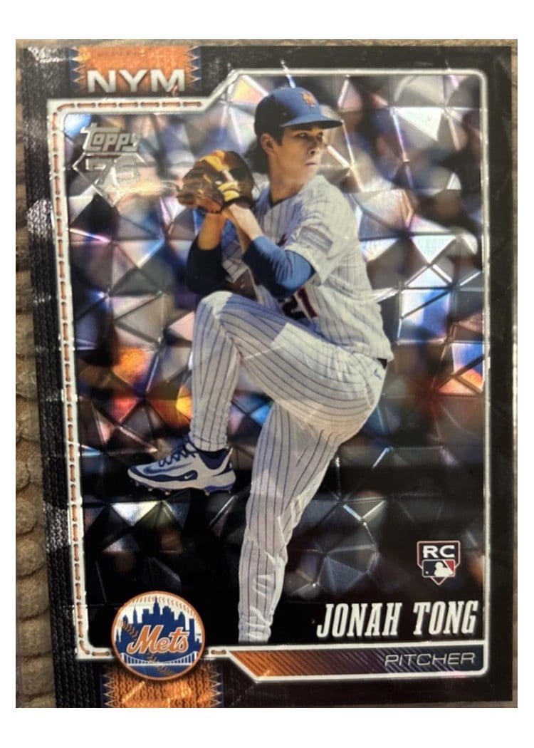 2026 Topps Jonah Tong #4 card