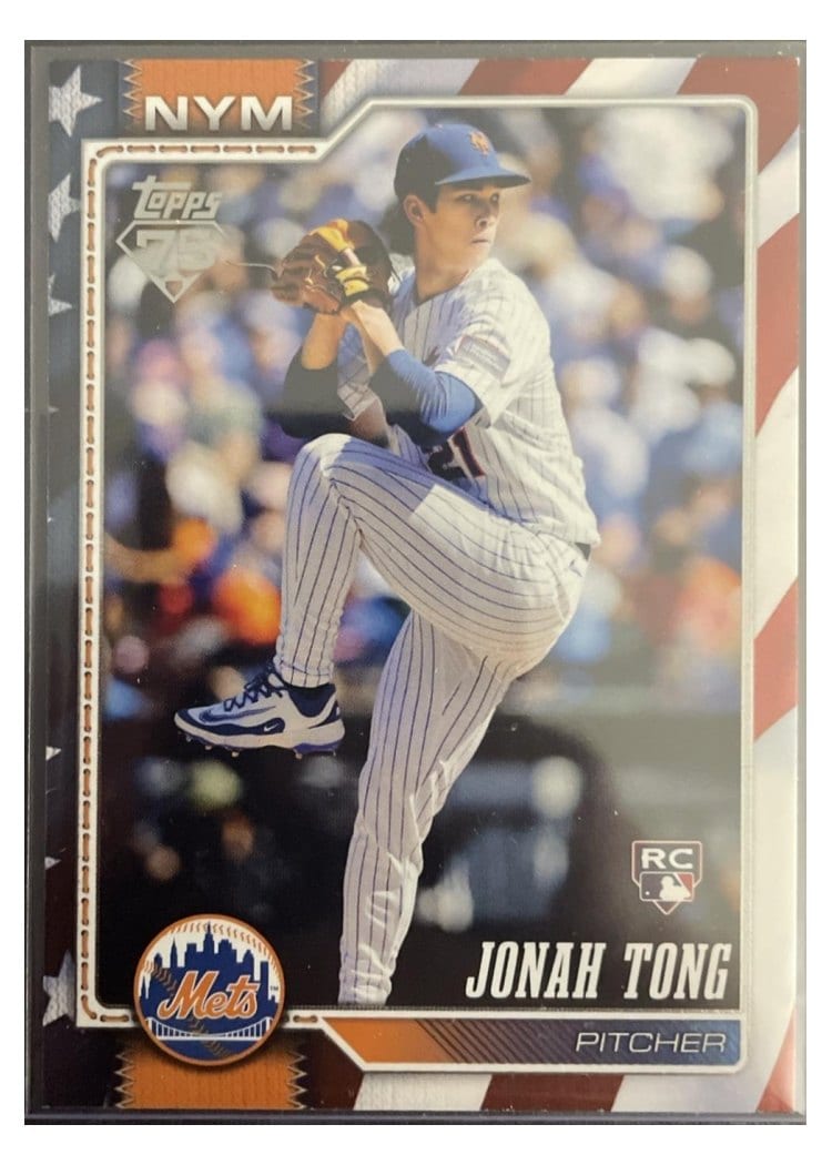 2026 Topps Jonah Tong #4 card