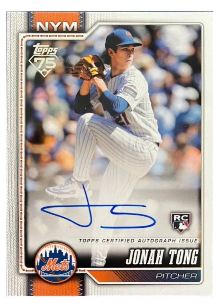 2026 Topps Jonah Tong #4 card