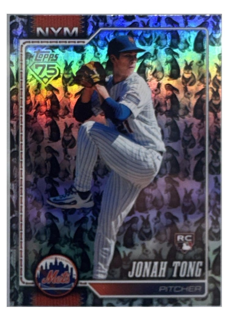 2026 Topps Jonah Tong #4 card