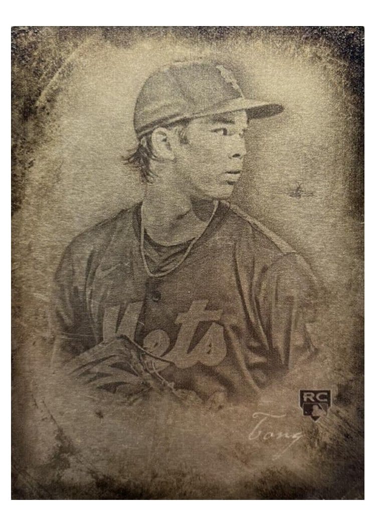2026 Topps Allen & Ginter Jonah Tong Tin Type #165 card