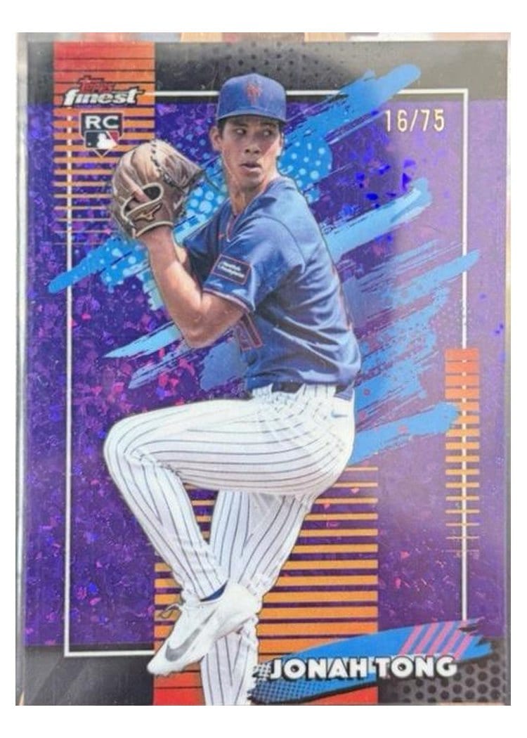 2026 Topps Finest Jonah Tong #134 card