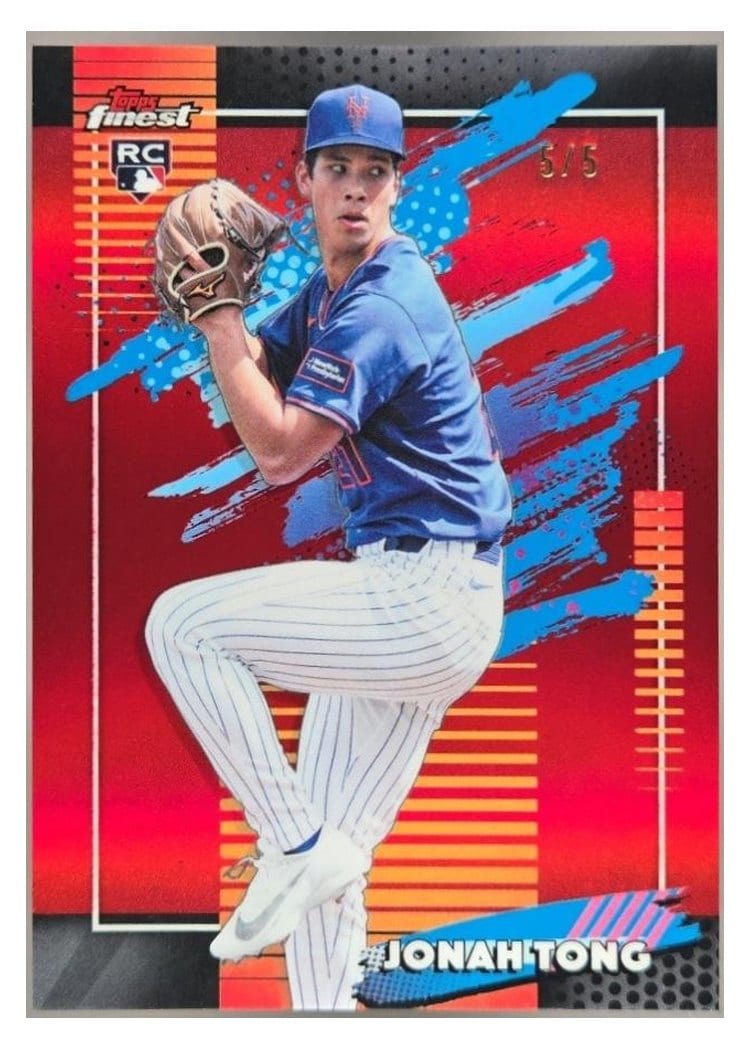 2026 Topps Finest Jonah Tong #134 card