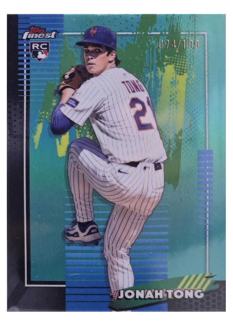2026 Topps Finest Jonah Tong #72 card