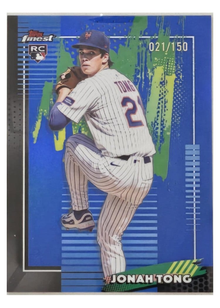 2026 Topps Finest Jonah Tong #72 card