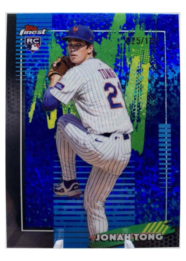 2026 Topps Finest Jonah Tong #72 card