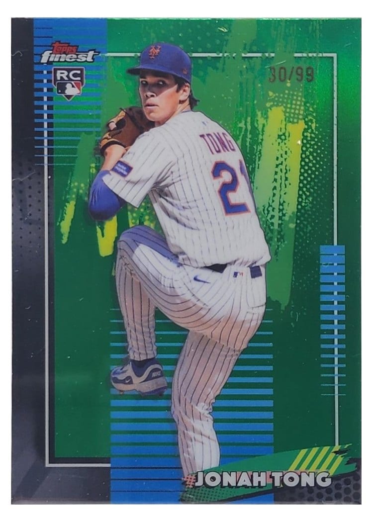 2026 Topps Finest Jonah Tong #72 card