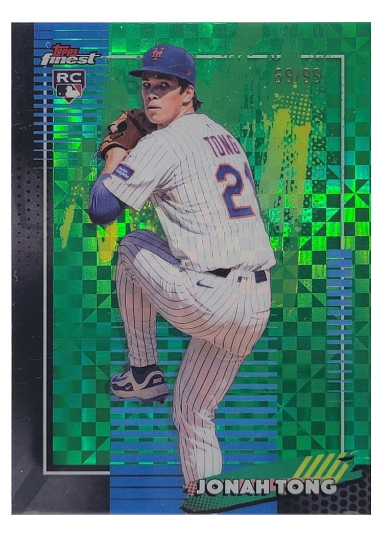 2026 Topps Finest Jonah Tong #72 card