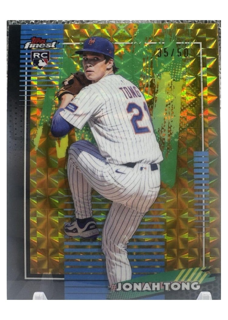 2026 Topps Finest Jonah Tong #72 card