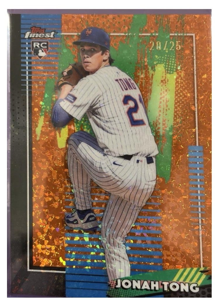 2026 Topps Finest Jonah Tong #72 card