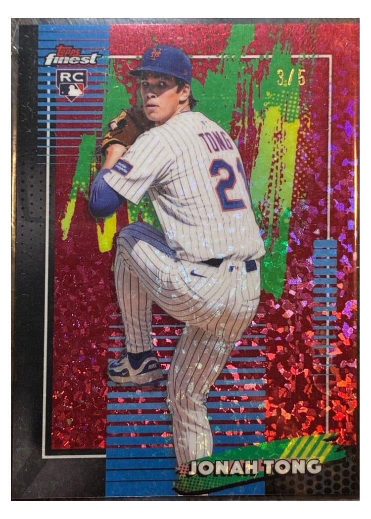 2026 Topps Finest Jonah Tong #72 card
