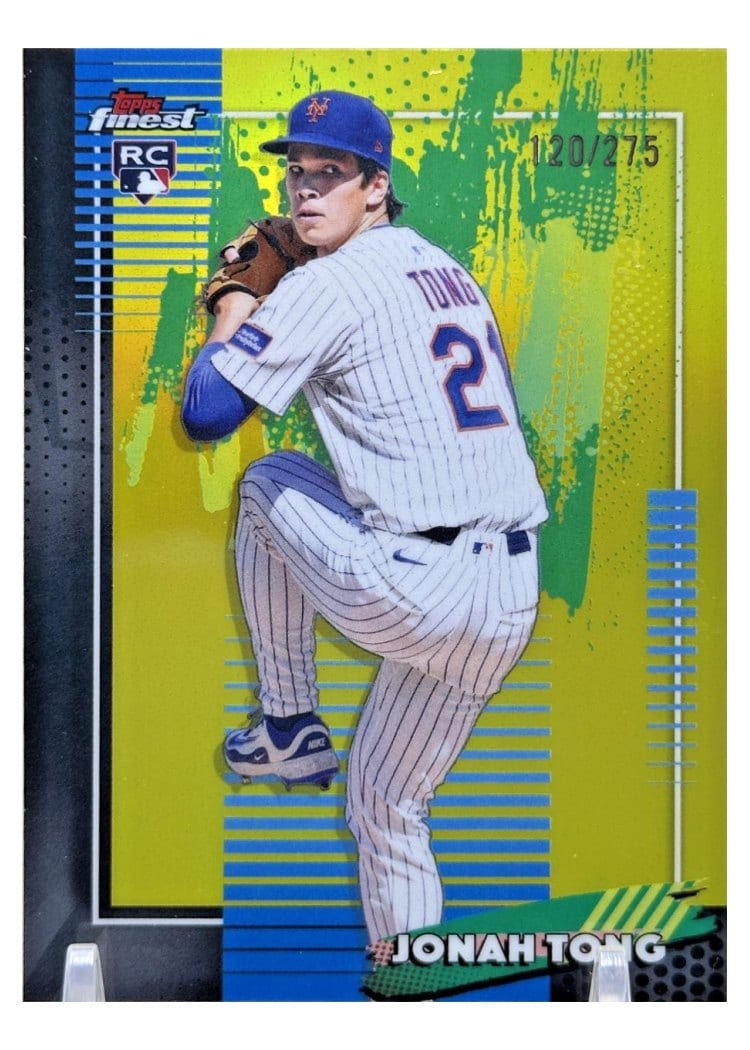 2026 Topps Finest Jonah Tong #72 card