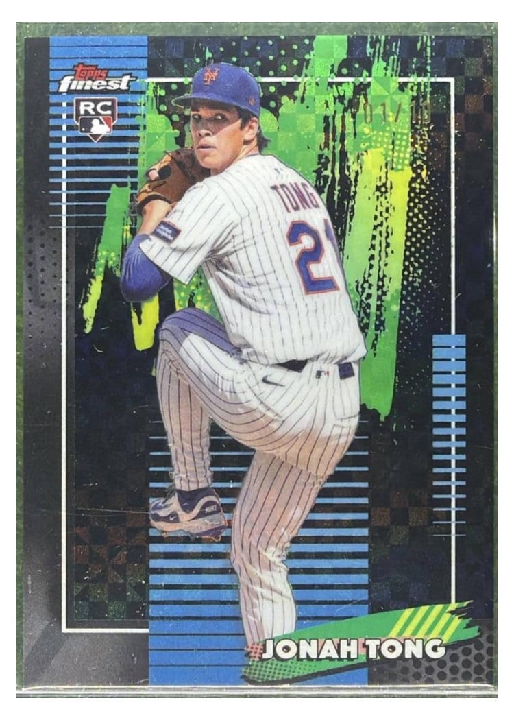 2026 Topps Finest Jonah Tong #72 card