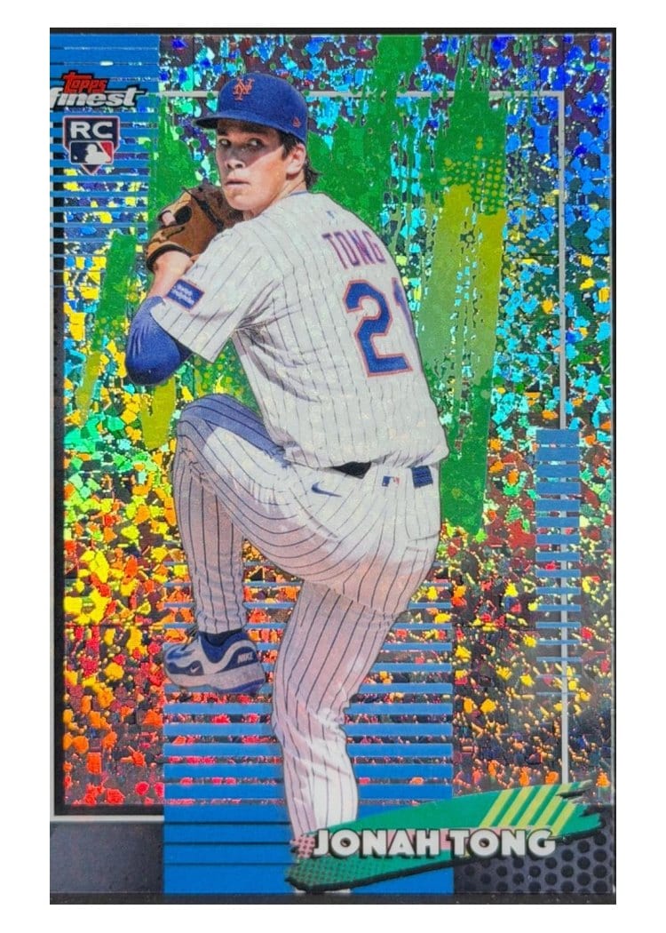 2026 Topps Finest Jonah Tong #72 card